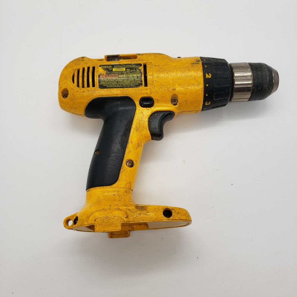 Dewalt Adjustable Clutch‎ Cordless 3/8" VSR Drill Model # DW991 As Is Read